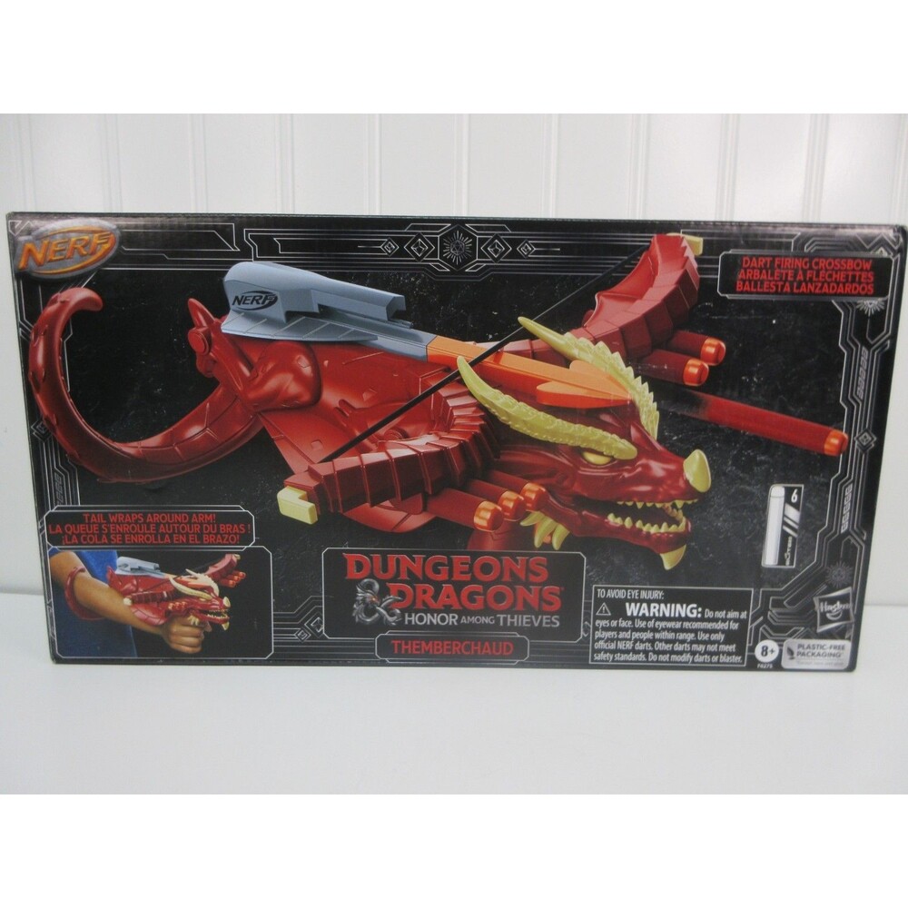 Dungeons & Dragons Themberchaud Nerf Blaster Crossbow 6 Elite Darts Age 8+